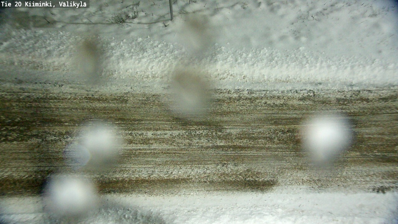 Weather Camera Image Väg 20 Uleåborg Kiiminki, Välikylä, Oulu, Pohjois-Pohjanmaa