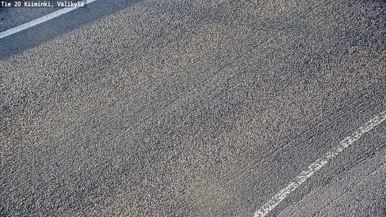 Weather Camera Image Väg 20 Uleåborg Kiiminki, Välikylä, Oulu, Pohjois-Pohjanmaa