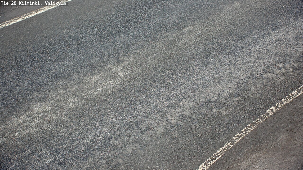 Weather Camera Image Väg 20 Uleåborg Kiiminki, Välikylä, Oulu, Pohjois-Pohjanmaa