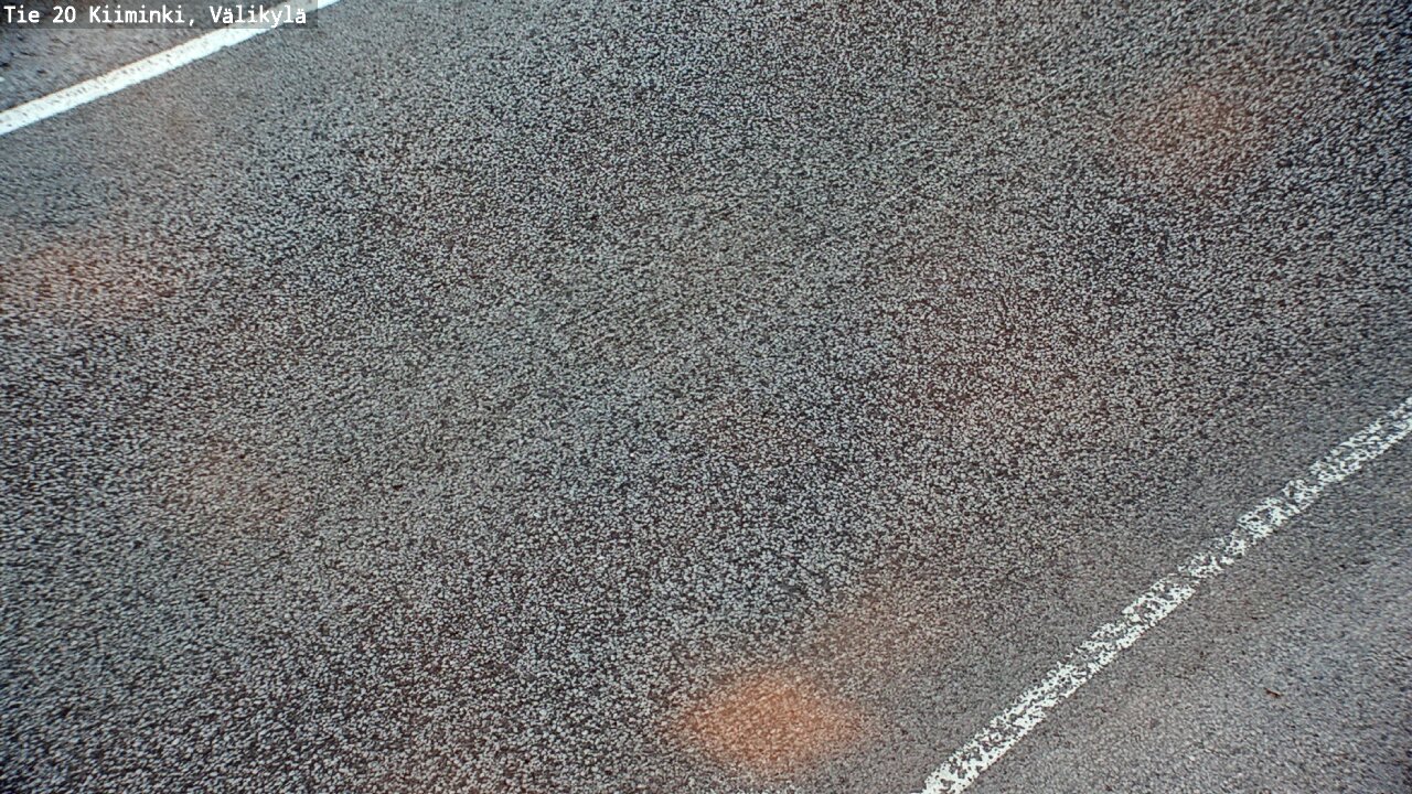 Weather Camera Image Väg 20 Uleåborg Kiiminki, Välikylä, Oulu, Pohjois-Pohjanmaa