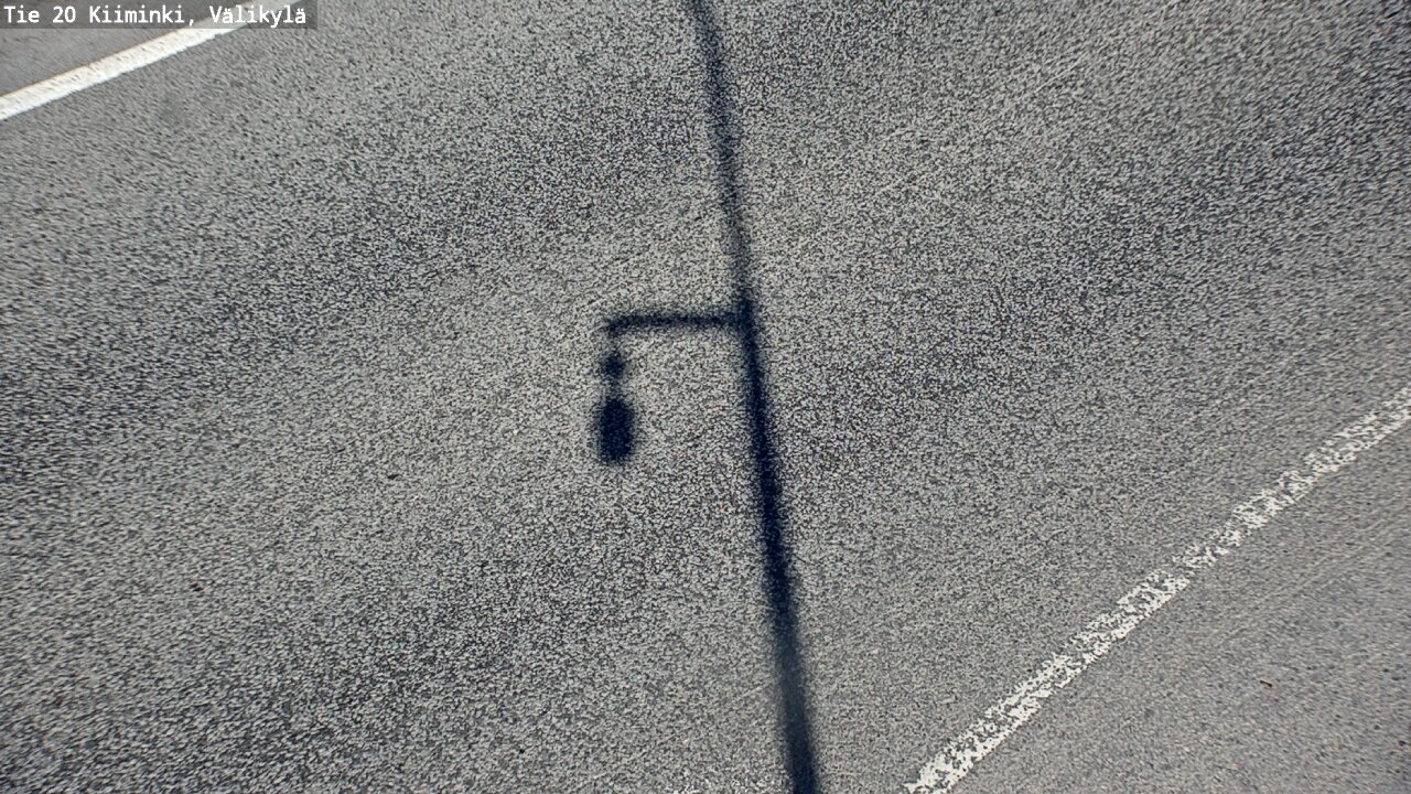 Weather Camera Image Väg 20 Uleåborg Kiiminki, Välikylä, Oulu, Pohjois-Pohjanmaa