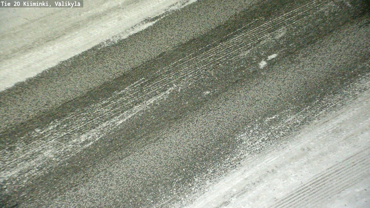 Weather Camera Image Väg 20 Uleåborg Kiiminki, Välikylä, Oulu, Pohjois-Pohjanmaa