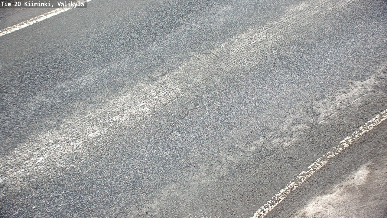 Weather Camera Image Väg 20 Uleåborg Kiiminki, Välikylä, Oulu, Pohjois-Pohjanmaa