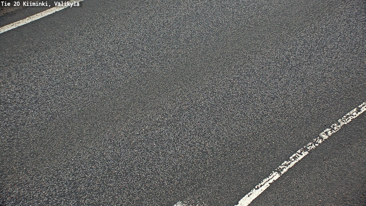Weather Camera Image Väg 20 Uleåborg Kiiminki, Välikylä, Oulu, Pohjois-Pohjanmaa