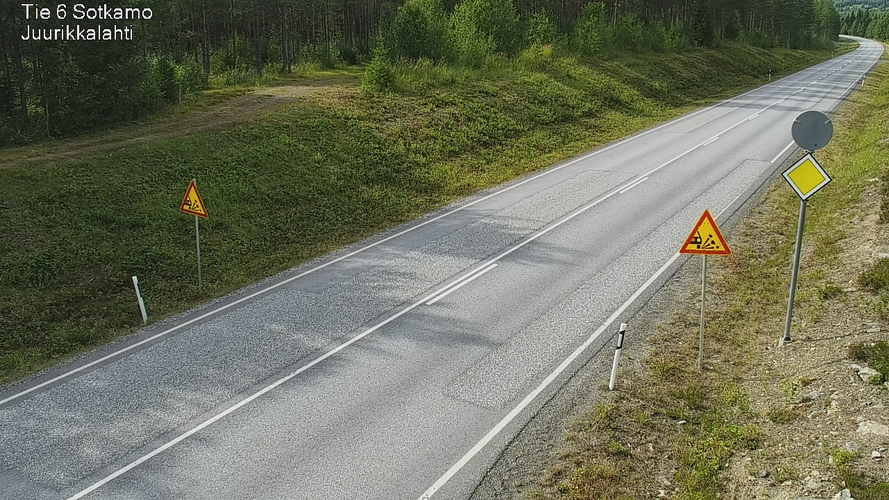 Weather Camera Image Road 6 Sotkamo, Juurikkalahti, Sotkamo, Kainuu
