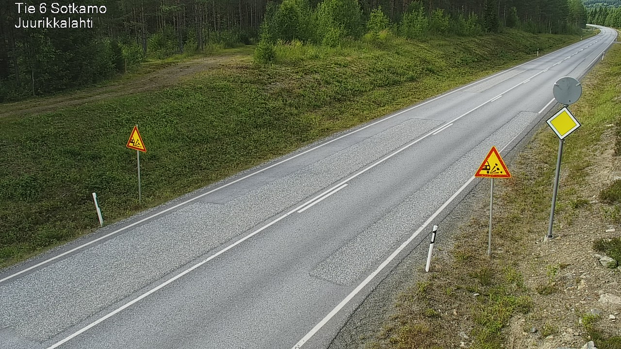 Weather Camera Image Road 6 Sotkamo, Juurikkalahti, Sotkamo, Kainuu