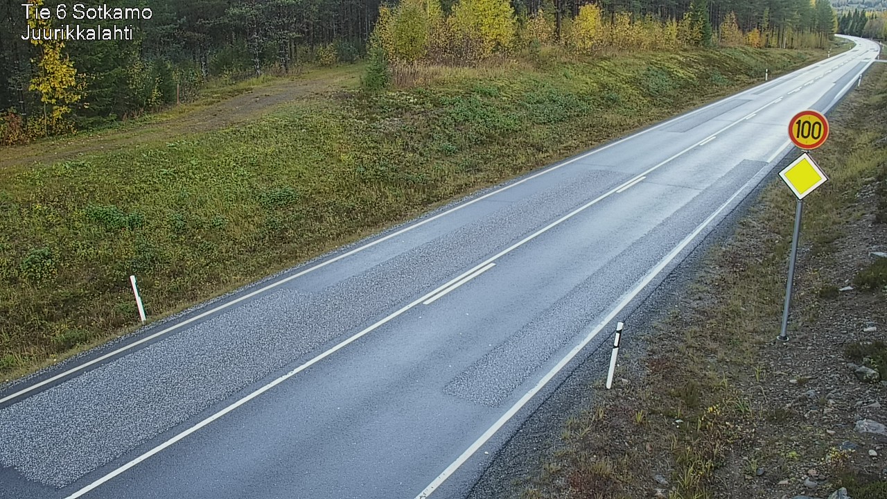 Weather Camera Image Road 6 Sotkamo, Juurikkalahti, Sotkamo, Kainuu
