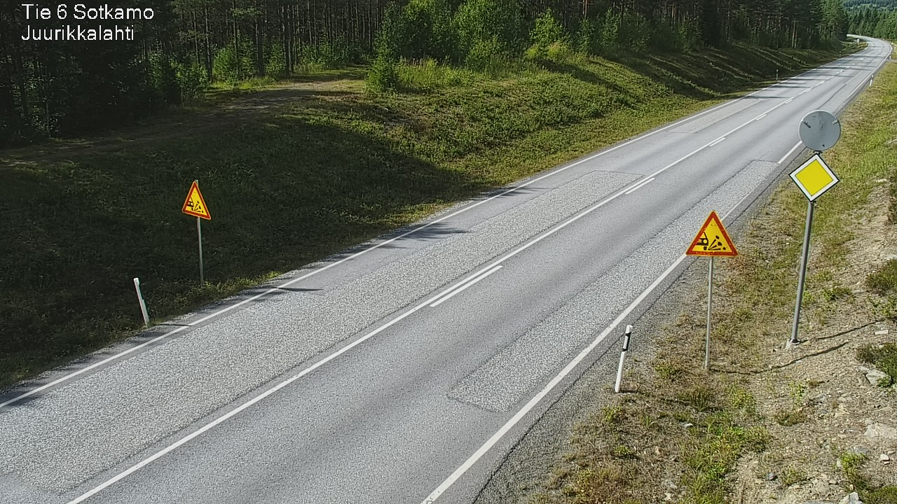 Weather Camera Image Road 6 Sotkamo, Juurikkalahti, Sotkamo, Kainuu