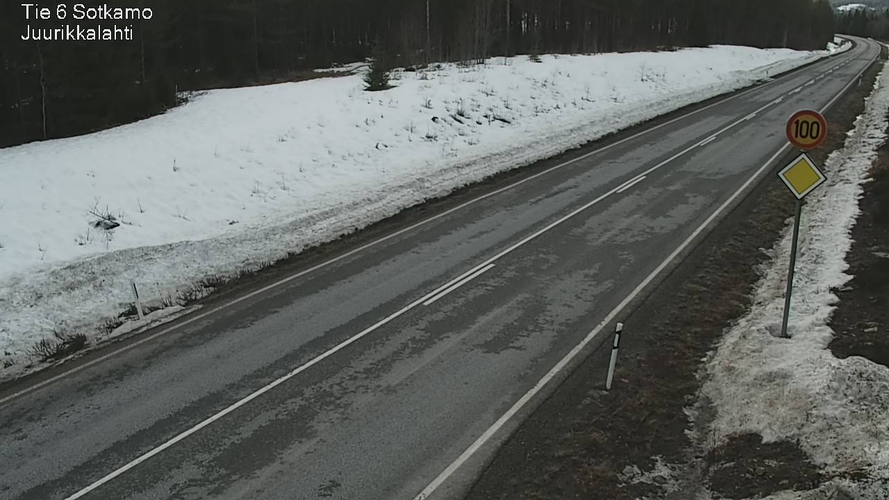 Weather Camera Image Väg 6 Sotkamo, Juurikkalahti, Sotkamo, Kainuu