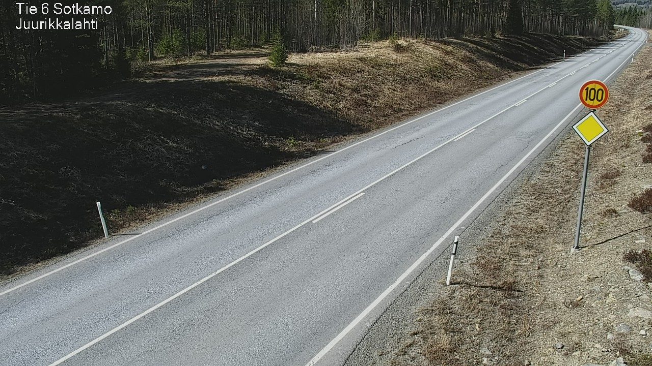 Kelikamerat Kuva Tie 6 Sotkamo, Juurikkalahti, Sotkamo, Kainuu