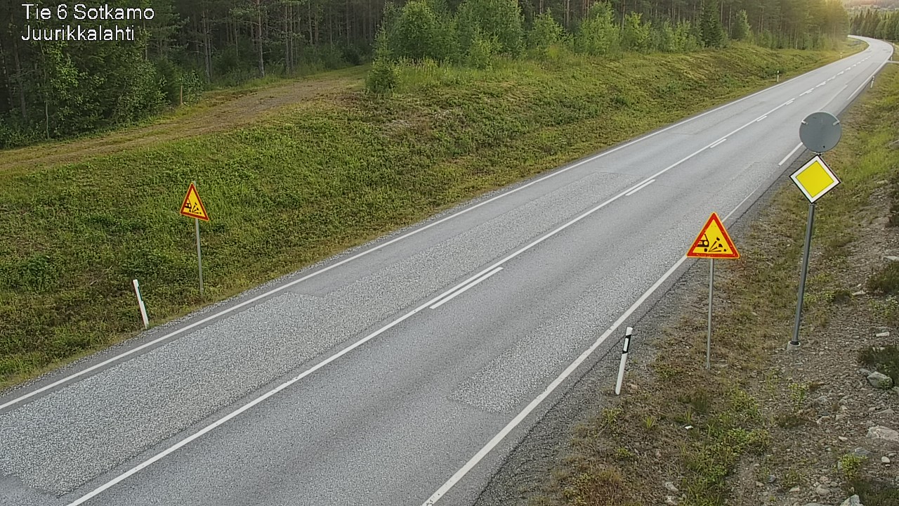Kelikamerat Kuva Tie 6 Sotkamo, Juurikkalahti, Sotkamo, Kainuu