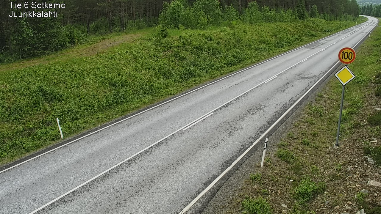 Weather Camera Image Väg 6 Sotkamo, Juurikkalahti, Sotkamo, Kainuu