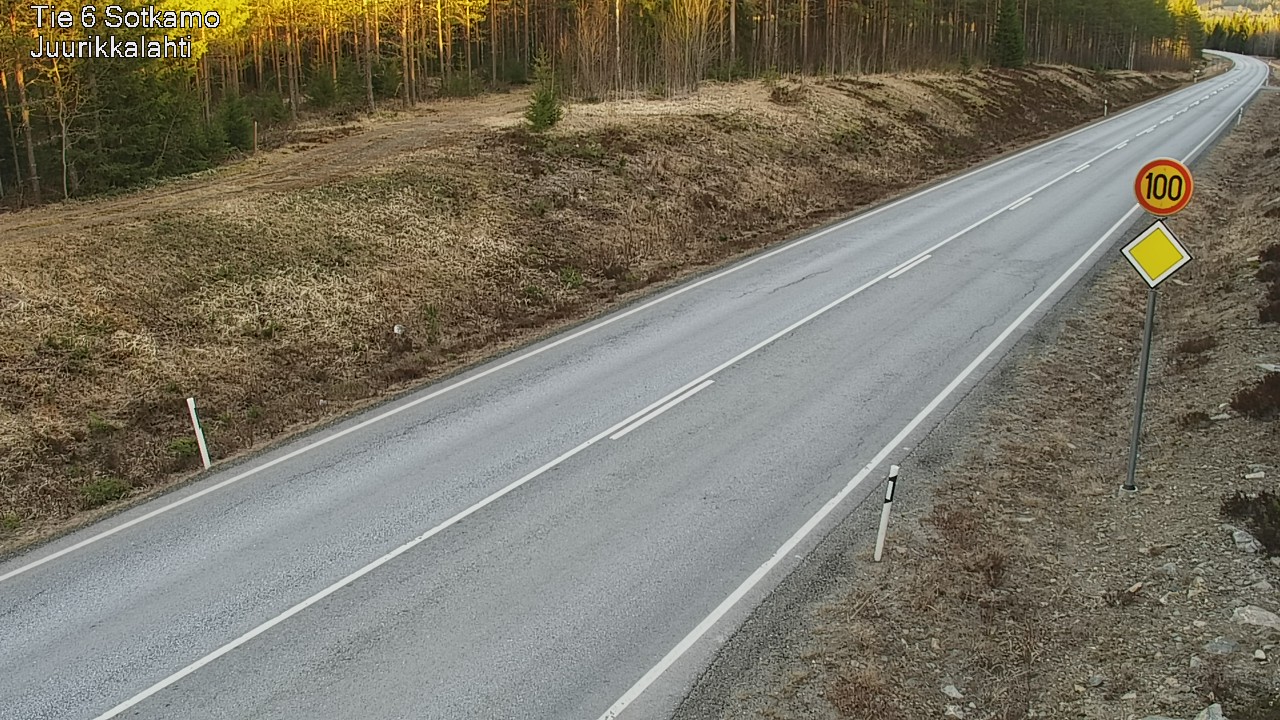 Weather Camera Image Road 6 Sotkamo, Juurikkalahti, Sotkamo, Kainuu