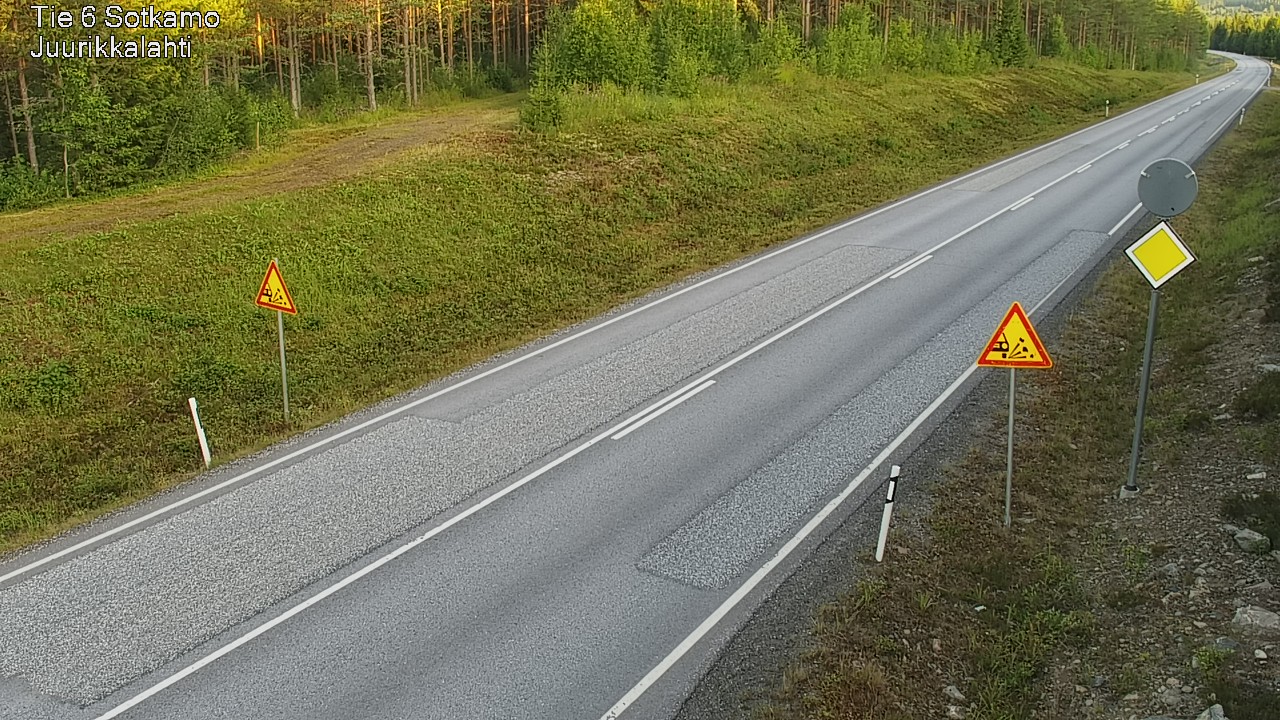 Weather Camera Image Road 6 Sotkamo, Juurikkalahti, Sotkamo, Kainuu