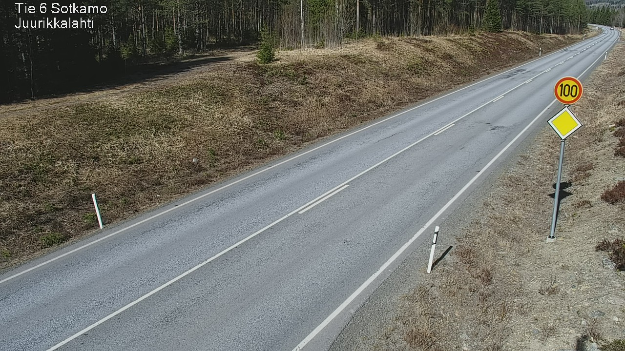 Kelikamerat Kuva Tie 6 Sotkamo, Juurikkalahti, Sotkamo, Kainuu