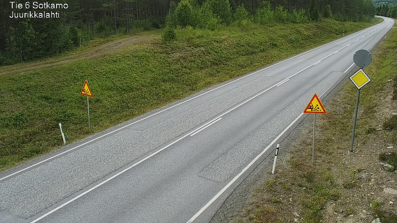 Weather Camera Image Road 6 Sotkamo, Juurikkalahti, Sotkamo, Kainuu