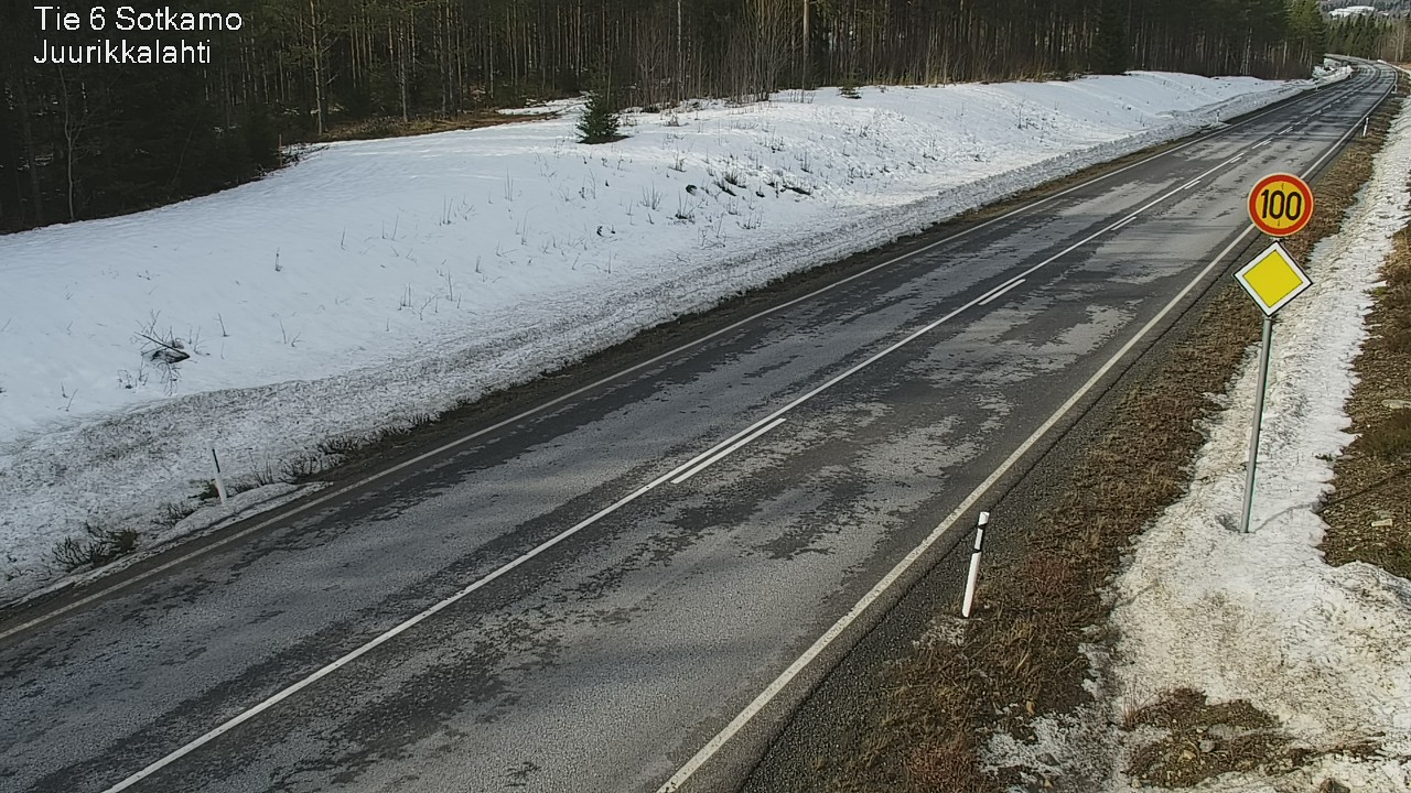 Weather Camera Image Road 6 Sotkamo, Juurikkalahti, Sotkamo, Kainuu