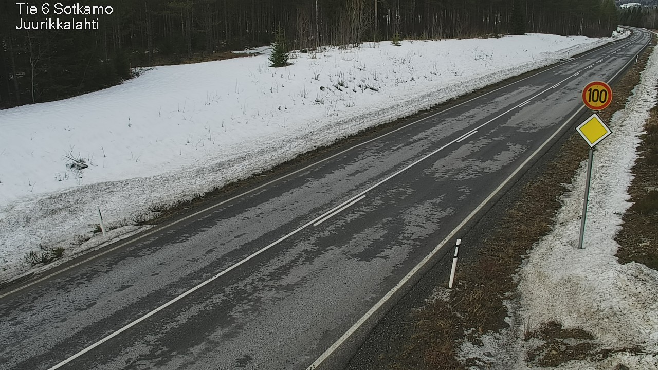 Weather Camera Image Road 6 Sotkamo, Juurikkalahti, Sotkamo, Kainuu