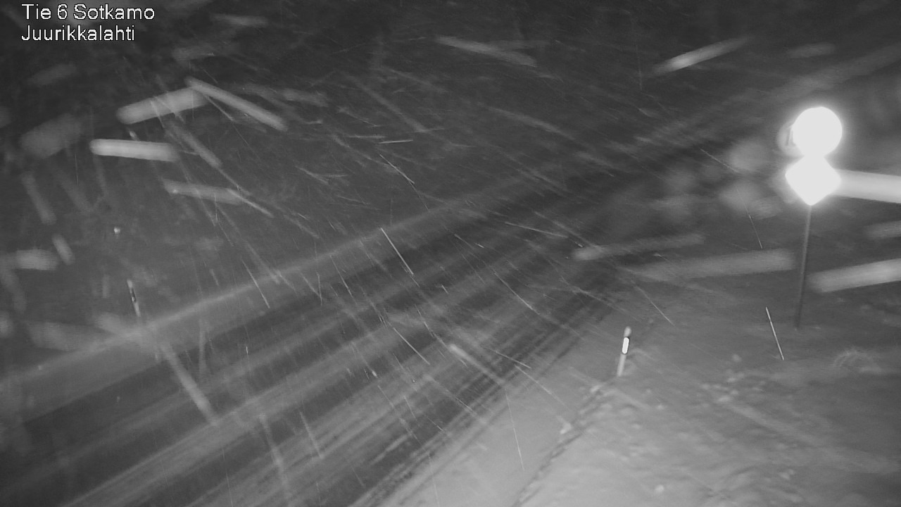 Weather Camera Image Road 6 Sotkamo, Juurikkalahti, Sotkamo, Kainuu