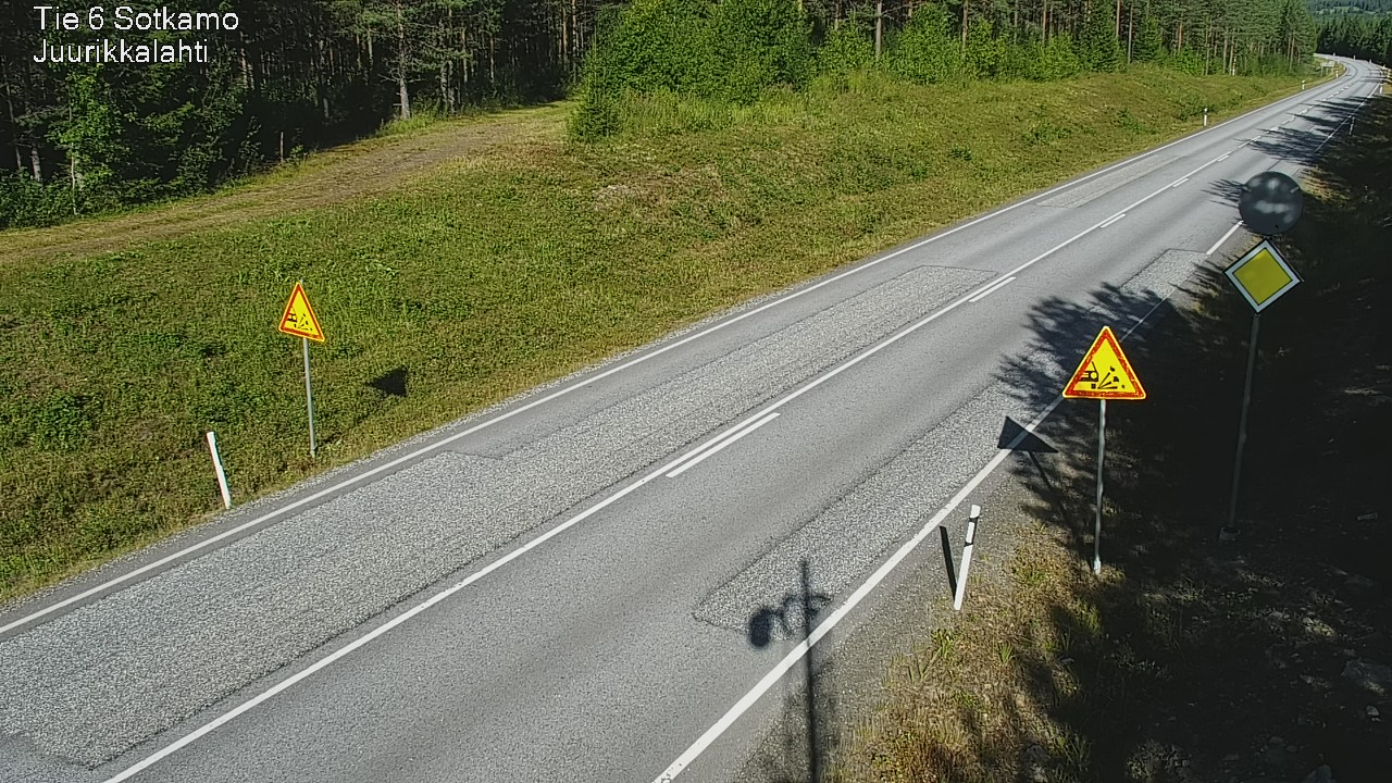 Weather Camera Image Väg 6 Sotkamo, Juurikkalahti, Sotkamo, Kainuu