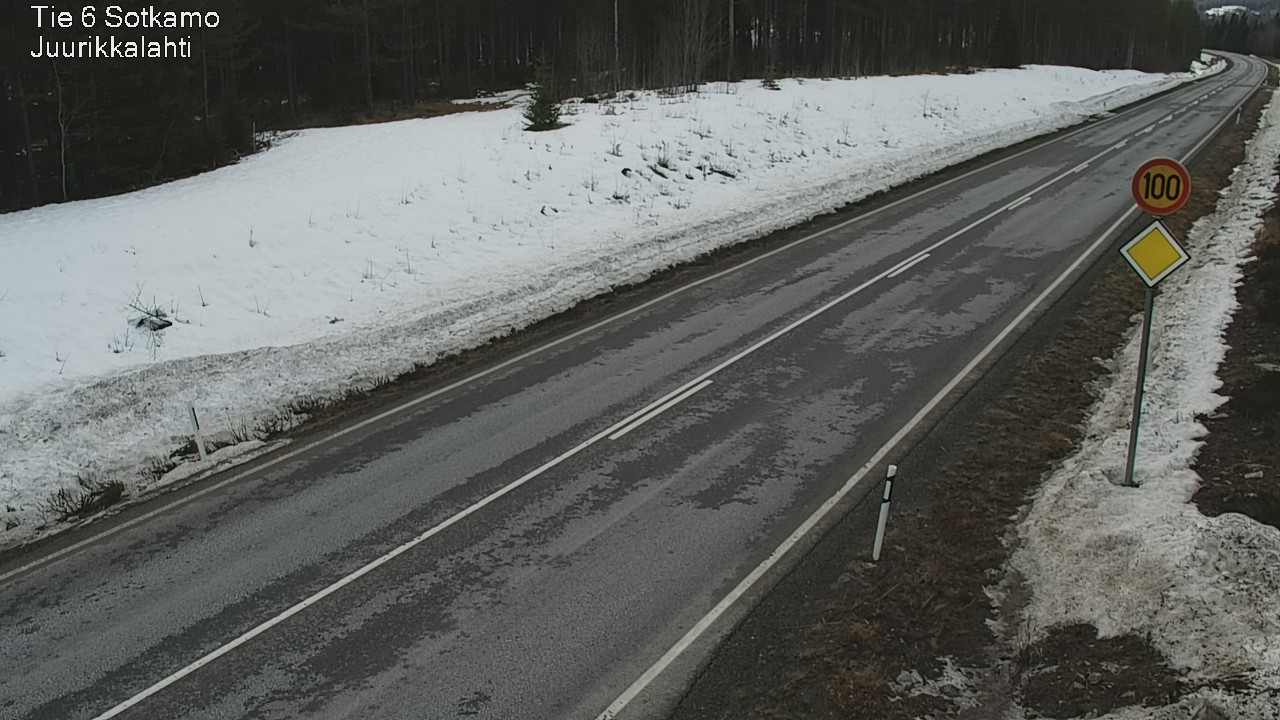 Weather Camera Image Väg 6 Sotkamo, Juurikkalahti, Sotkamo, Kainuu