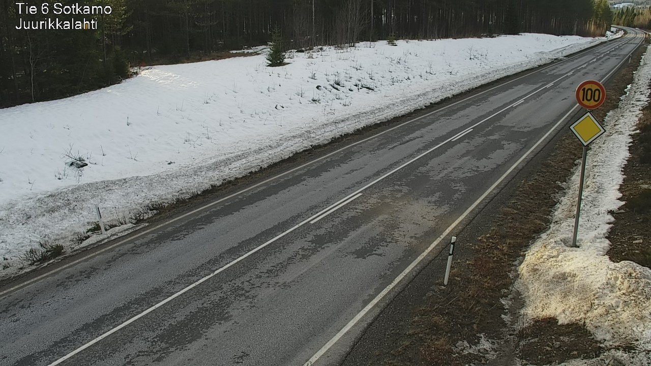 Weather Camera Image Väg 6 Sotkamo, Juurikkalahti, Sotkamo, Kainuu