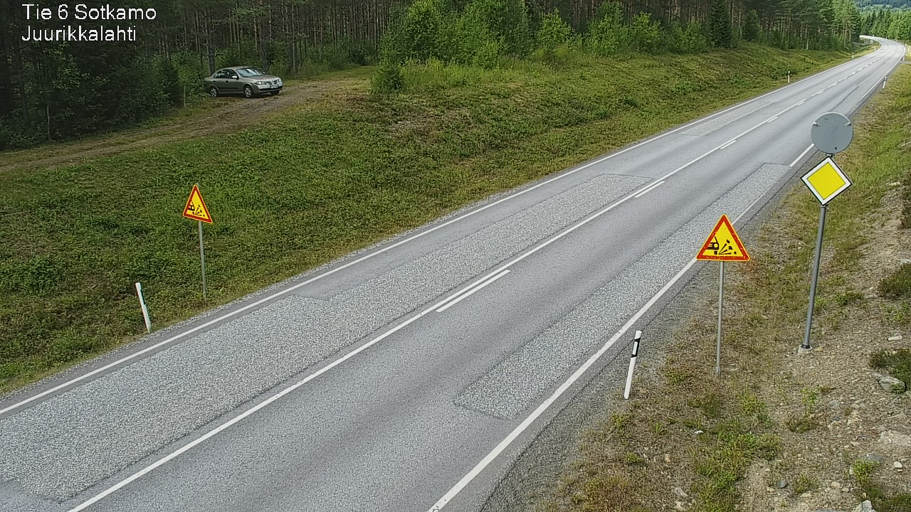 Weather Camera Image Väg 6 Sotkamo, Juurikkalahti, Sotkamo, Kainuu