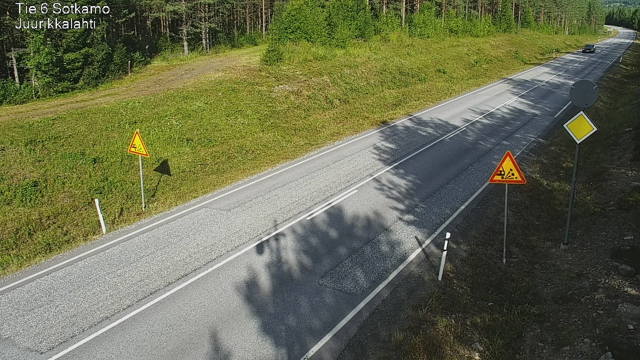 Weather Camera Image Väg 6 Sotkamo, Juurikkalahti, Sotkamo, Kainuu