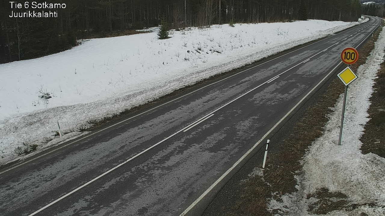Weather Camera Image Road 6 Sotkamo, Juurikkalahti, Sotkamo, Kainuu