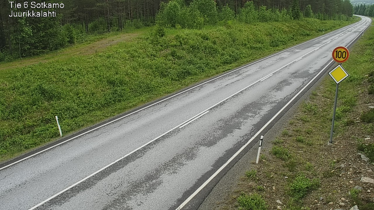 Weather Camera Image Väg 6 Sotkamo, Juurikkalahti, Sotkamo, Kainuu
