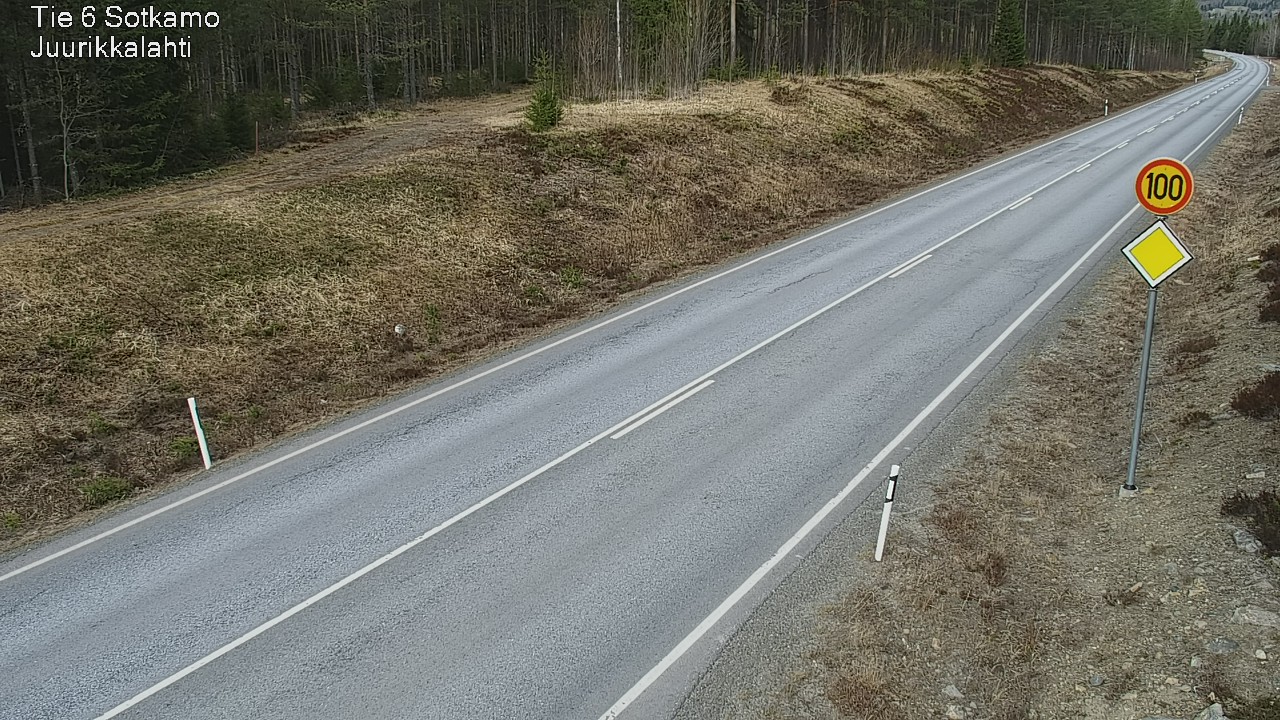 Weather Camera Image Road 6 Sotkamo, Juurikkalahti, Sotkamo, Kainuu