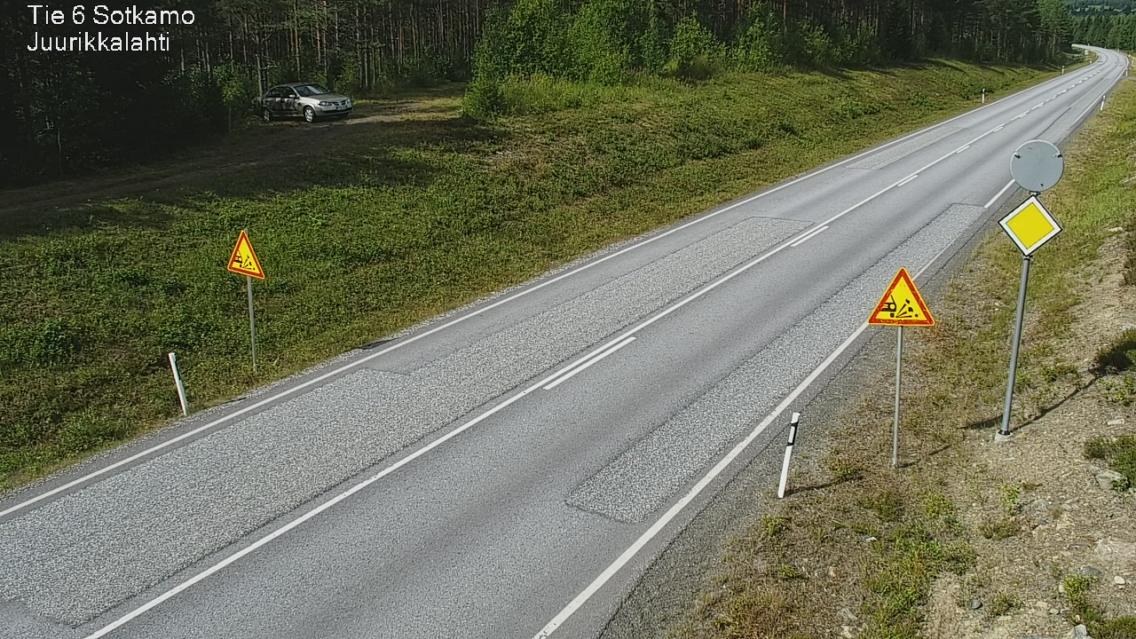 Weather Camera Image Väg 6 Sotkamo, Juurikkalahti, Sotkamo, Kainuu