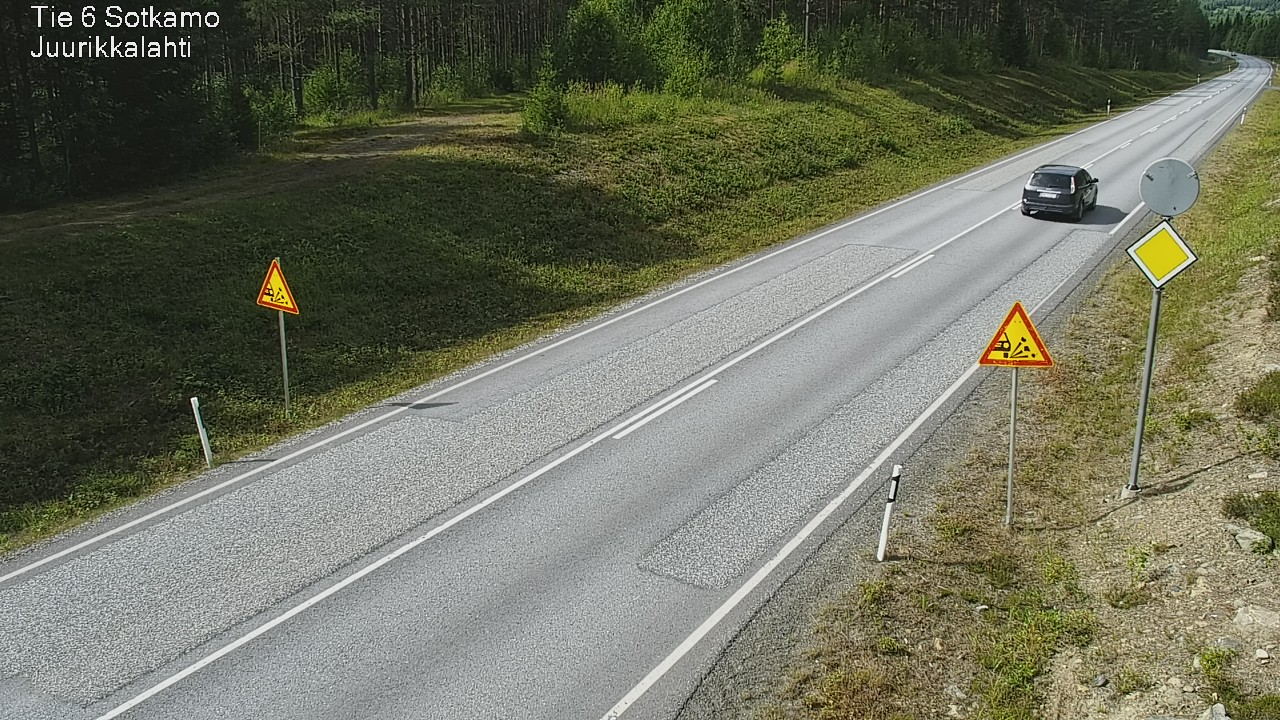 Weather Camera Image Road 6 Sotkamo, Juurikkalahti, Sotkamo, Kainuu