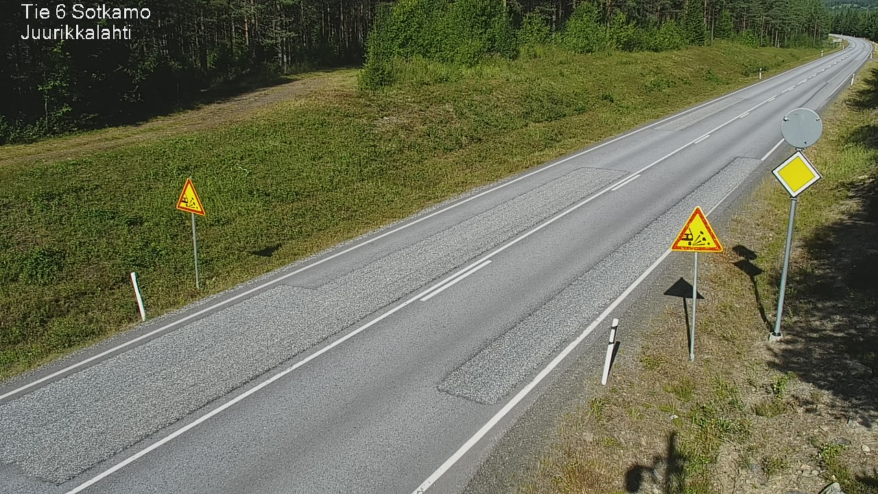 Weather Camera Image Väg 6 Sotkamo, Juurikkalahti, Sotkamo, Kainuu