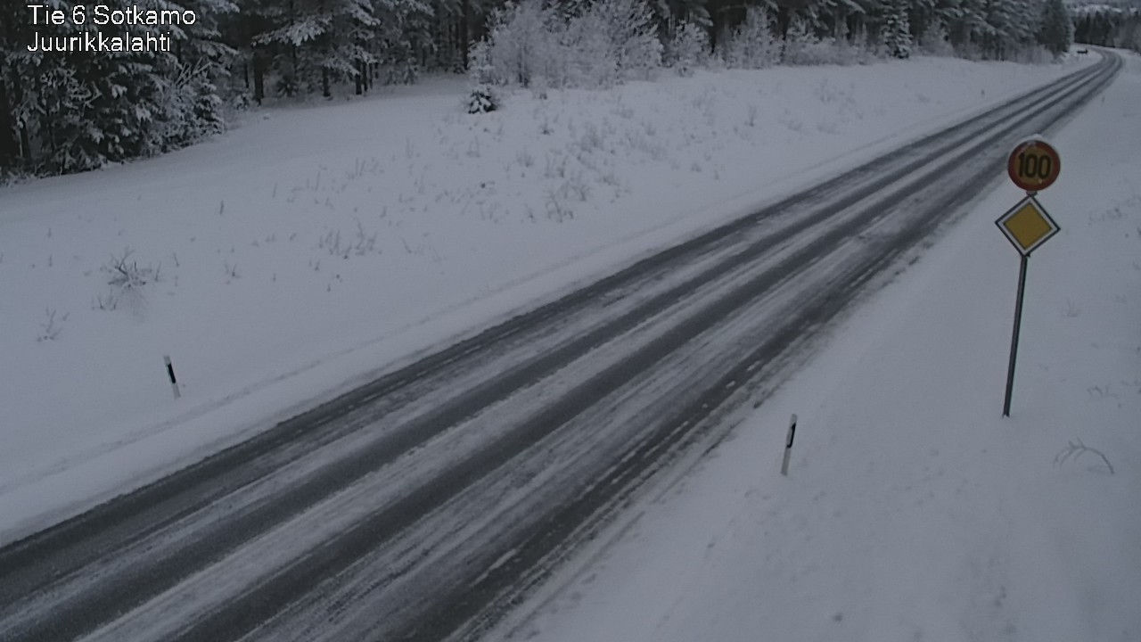 Weather Camera Image Road 6 Sotkamo, Juurikkalahti, Sotkamo, Kainuu
