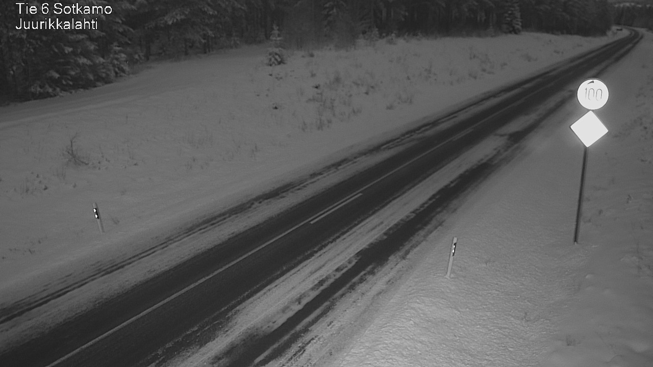 Weather Camera Image Väg 6 Sotkamo, Juurikkalahti, Sotkamo, Kainuu