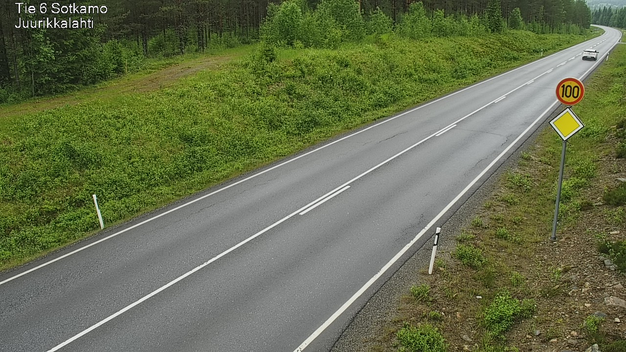 Weather Camera Image Väg 6 Sotkamo, Juurikkalahti, Sotkamo, Kainuu
