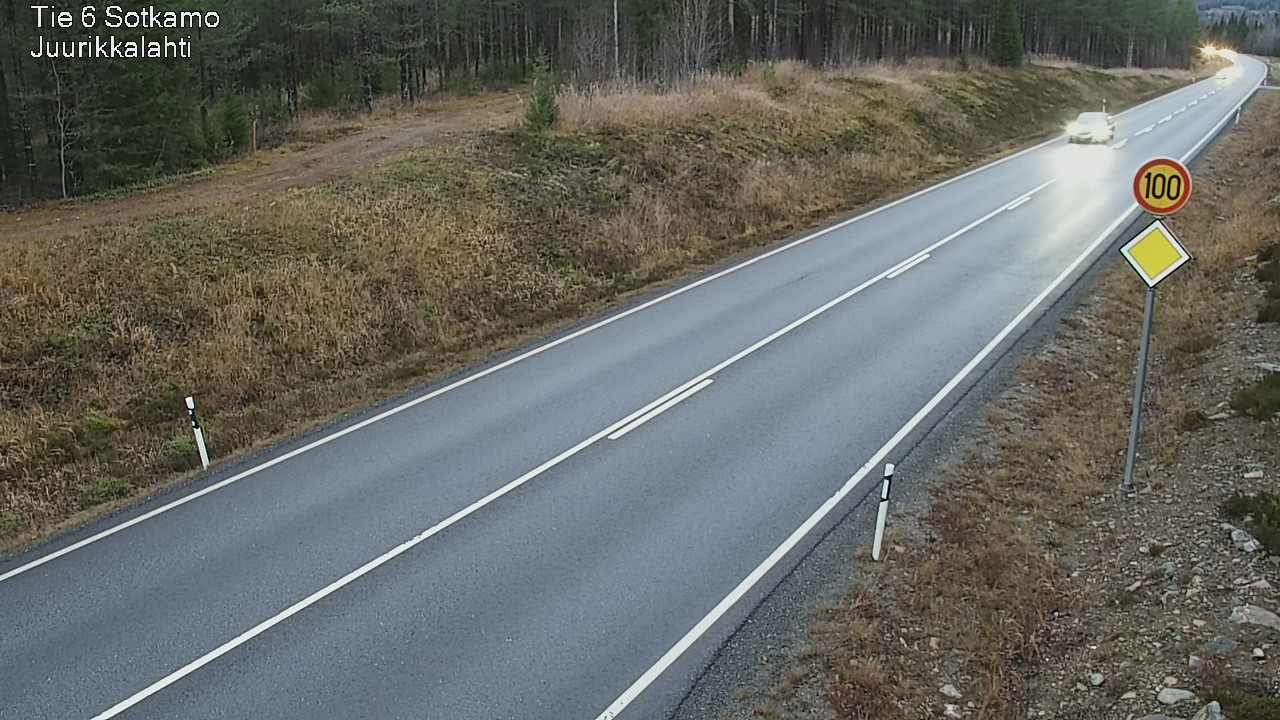 Weather Camera Image Väg 6 Sotkamo, Juurikkalahti, Sotkamo, Kainuu