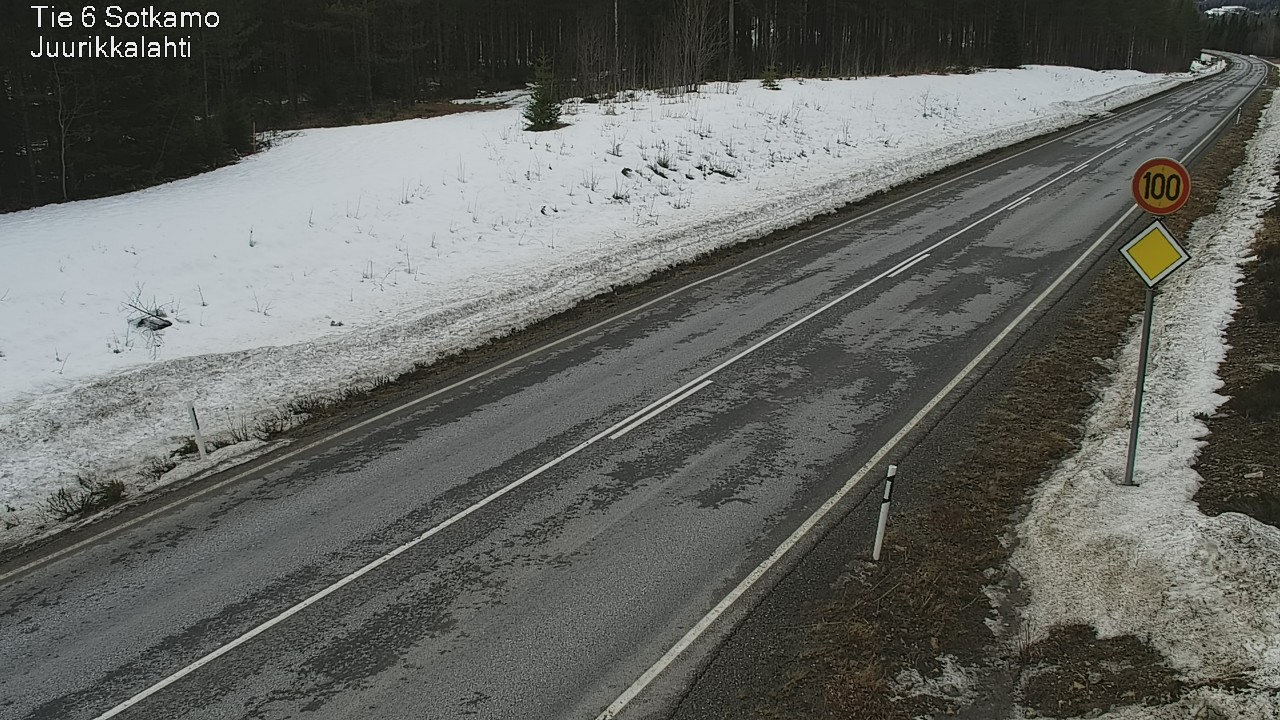 Weather Camera Image Road 6 Sotkamo, Juurikkalahti, Sotkamo, Kainuu