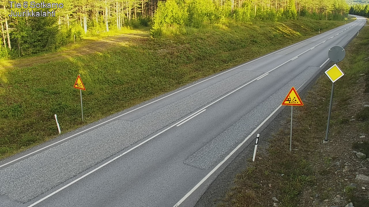 Weather Camera Image Väg 6 Sotkamo, Juurikkalahti, Sotkamo, Kainuu