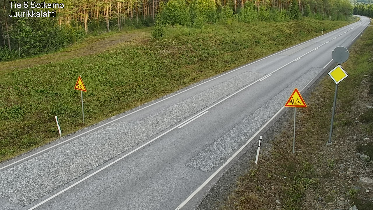 Weather Camera Image Väg 6 Sotkamo, Juurikkalahti, Sotkamo, Kainuu