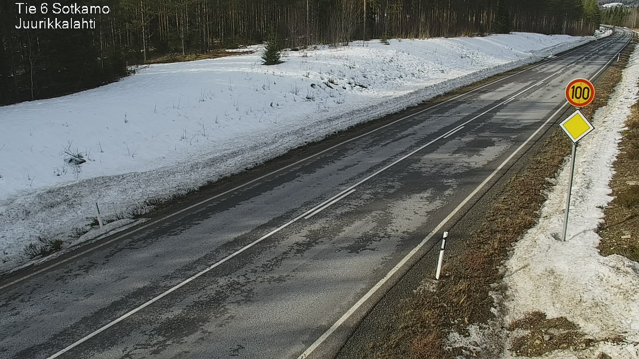 Weather Camera Image Road 6 Sotkamo, Juurikkalahti, Sotkamo, Kainuu