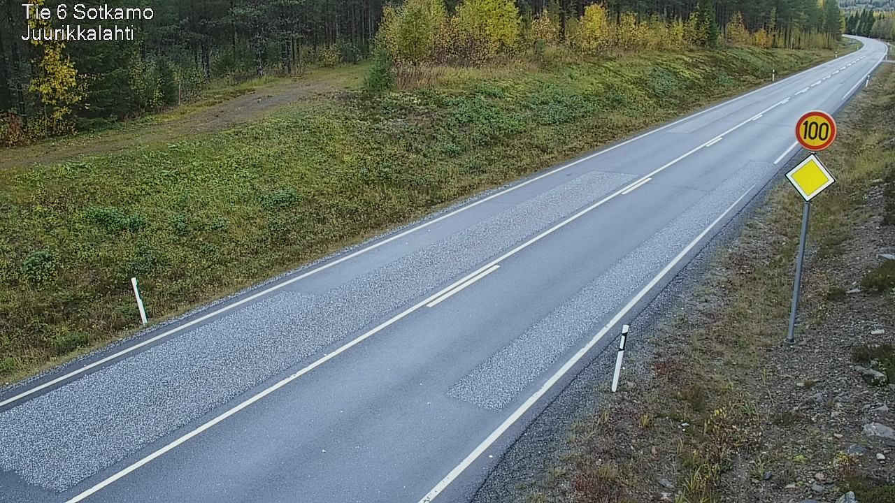 Weather Camera Image Road 6 Sotkamo, Juurikkalahti, Sotkamo, Kainuu