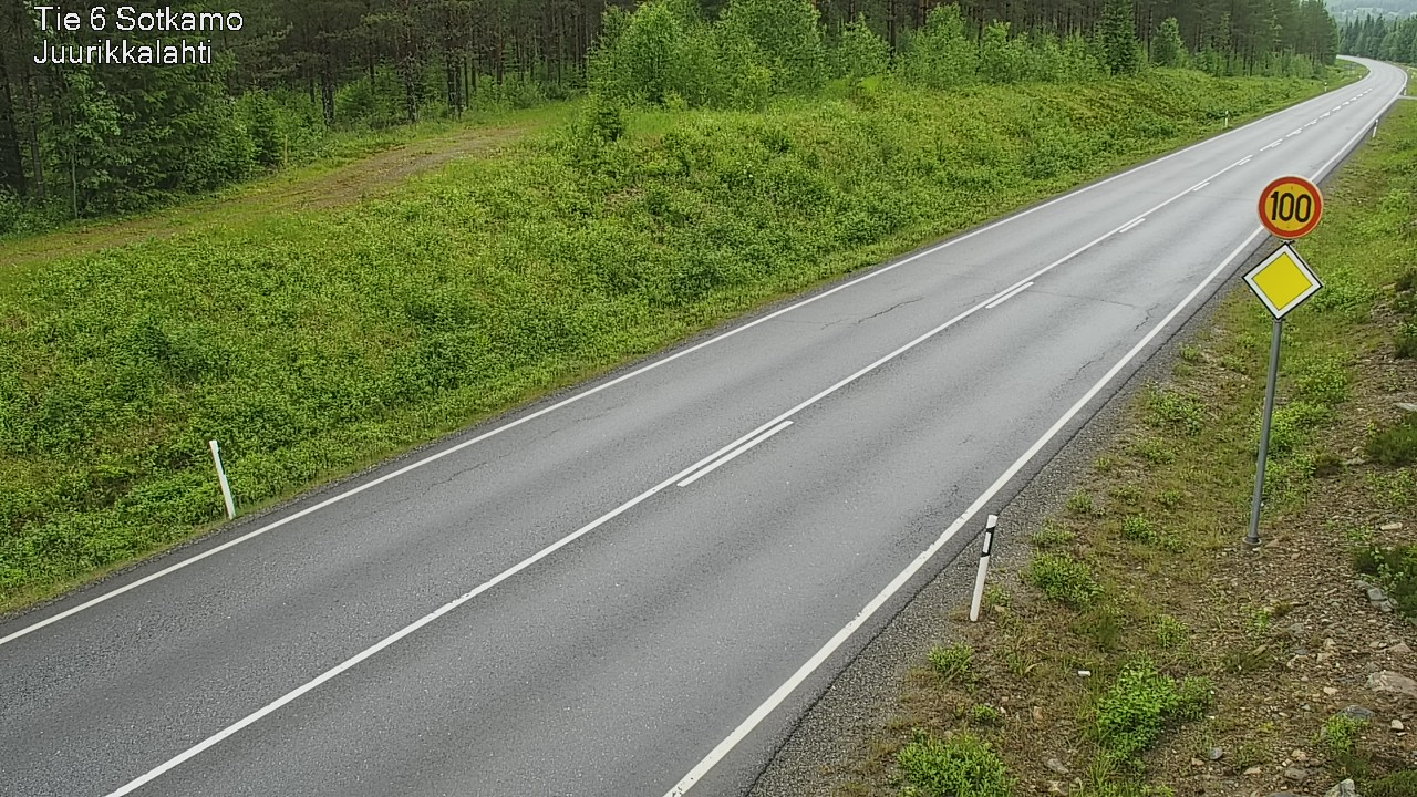 Weather Camera Image Väg 6 Sotkamo, Juurikkalahti, Sotkamo, Kainuu
