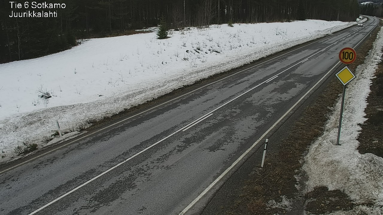 Weather Camera Image Road 6 Sotkamo, Juurikkalahti, Sotkamo, Kainuu