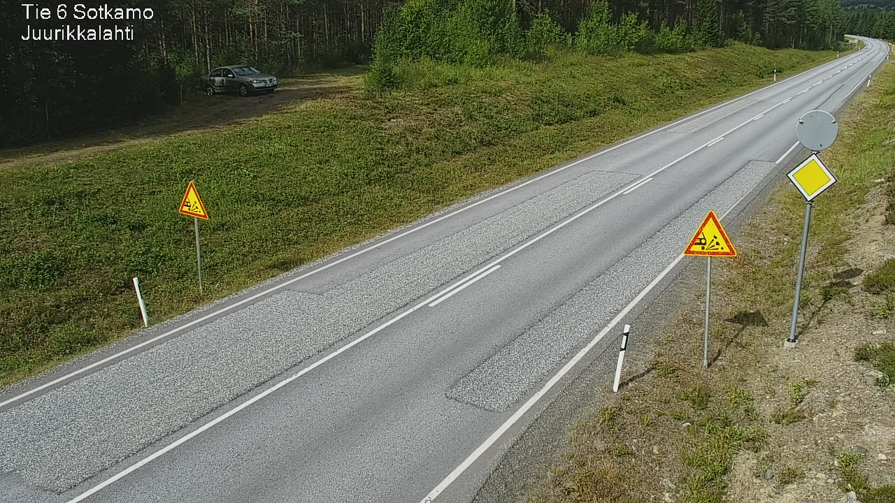 Weather Camera Image Väg 6 Sotkamo, Juurikkalahti, Sotkamo, Kainuu