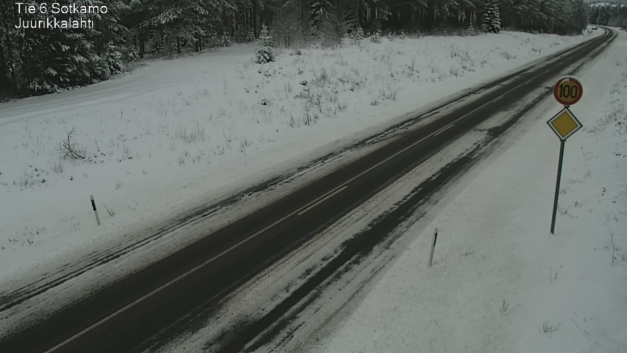 Weather Camera Image Väg 6 Sotkamo, Juurikkalahti, Sotkamo, Kainuu