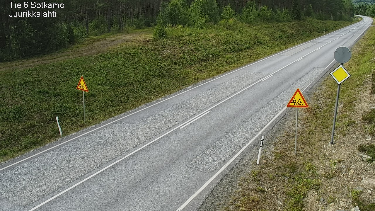 Weather Camera Image Road 6 Sotkamo, Juurikkalahti, Sotkamo, Kainuu