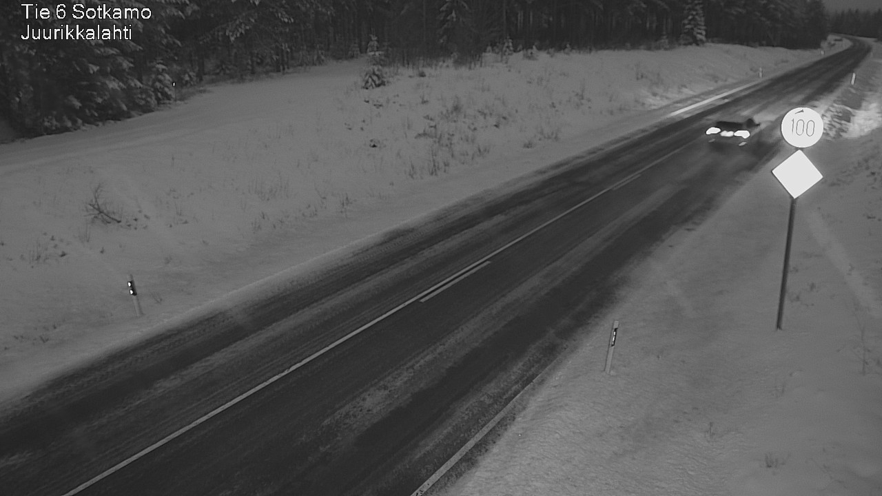Weather Camera Image Väg 6 Sotkamo, Juurikkalahti, Sotkamo, Kainuu