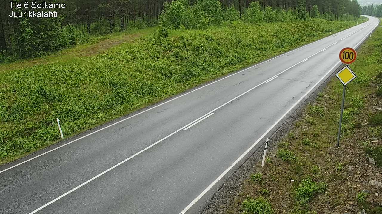 Weather Camera Image Road 6 Sotkamo, Juurikkalahti, Sotkamo, Kainuu